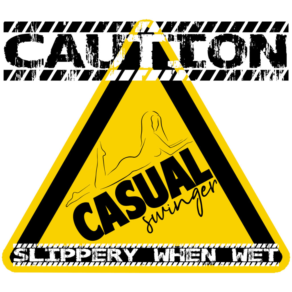 Casual Swinger Podcast - Slippery When Wet Episode Art copybamua